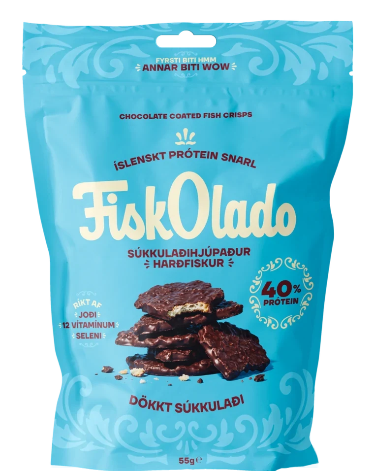FiskOlado dökkt súkkulaði